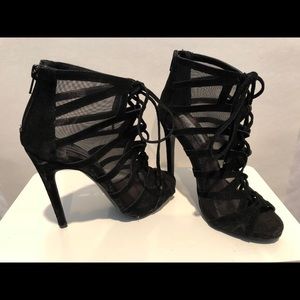 Steve Madden Mesh Bootie Heels